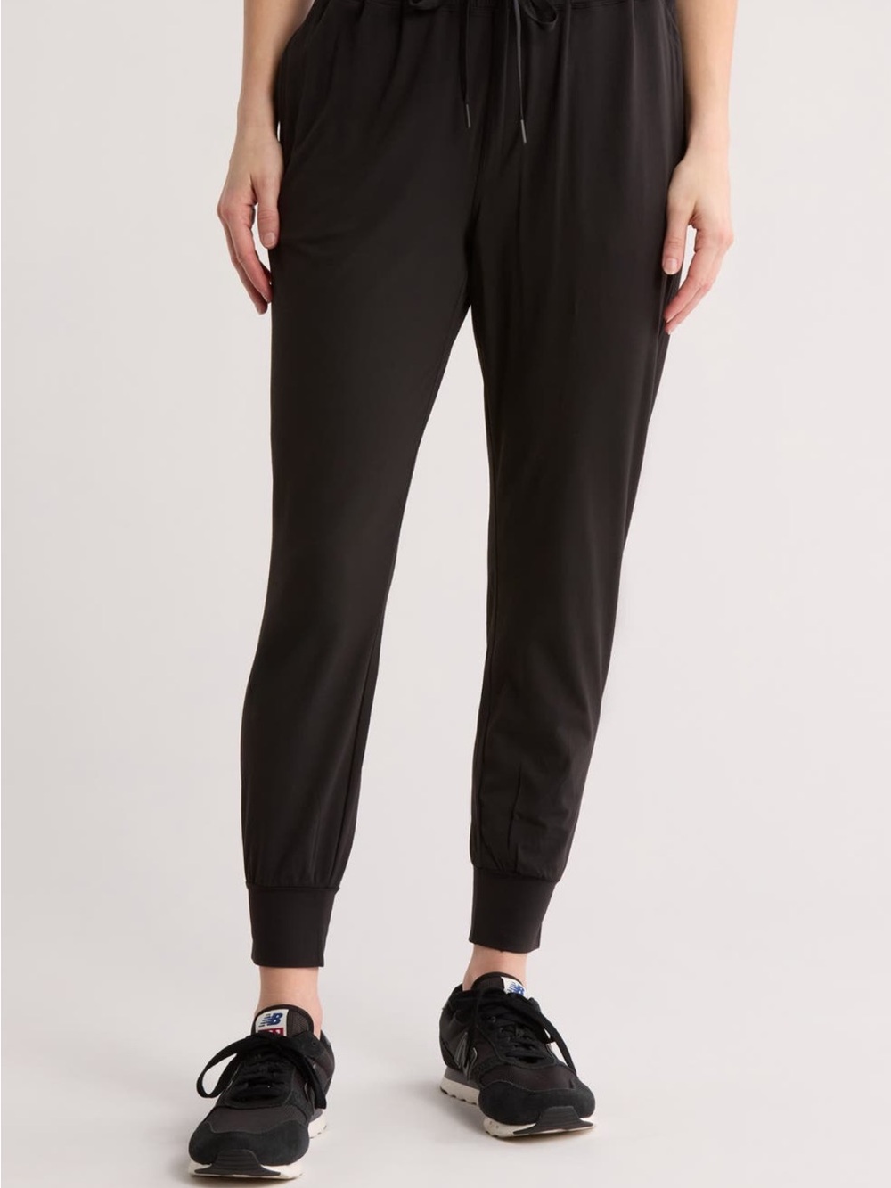 Z by Zella On the Move Black Pocket Jogger Pants - Casual Elastic Waist NWOT!